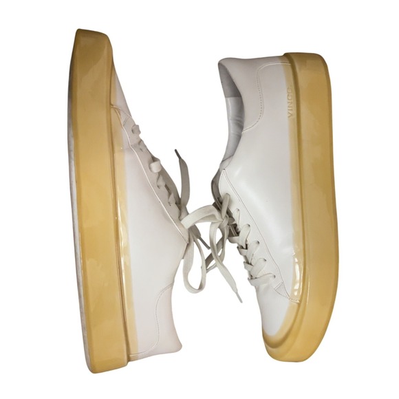 Gabi Dipped Contrast Sole Platform Sneakers Size 10 - Picture 3 of 11